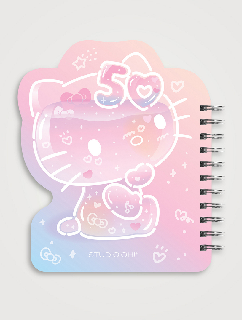 Hello Kitty 50th Anniversary Die-Cut Spiral Notebook