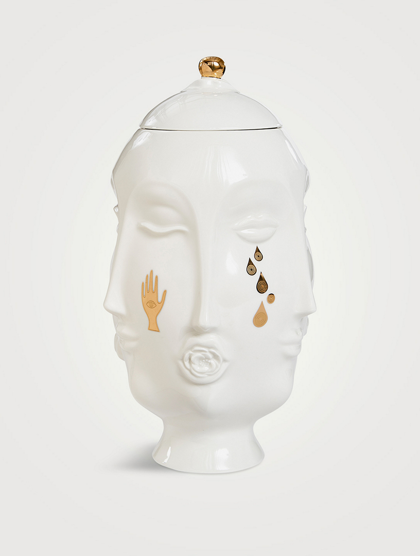 JONATHAN ADLER Gilded Muse Frida Porcelain Urn Holt Renfrew