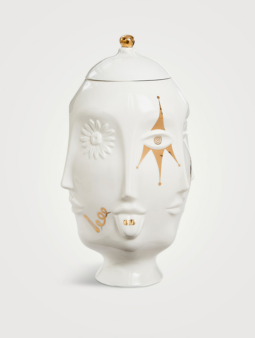 JONATHAN ADLER Gilded Muse Frida Porcelain Urn Holt Renfrew