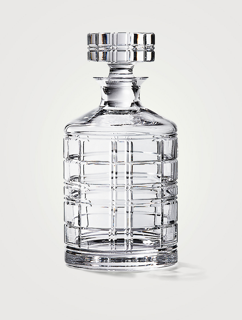 Hudson Plaid Decanter