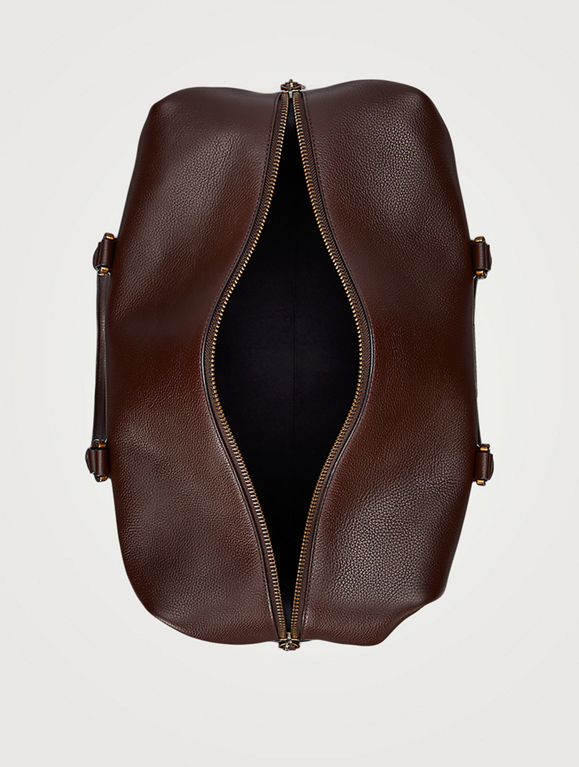 バッグ RLL Ralph Lauren Pebbled Shoulder Bag LAUREN RALPH LAUREN R.L.L. Black Pebbled Leather Front Pocket