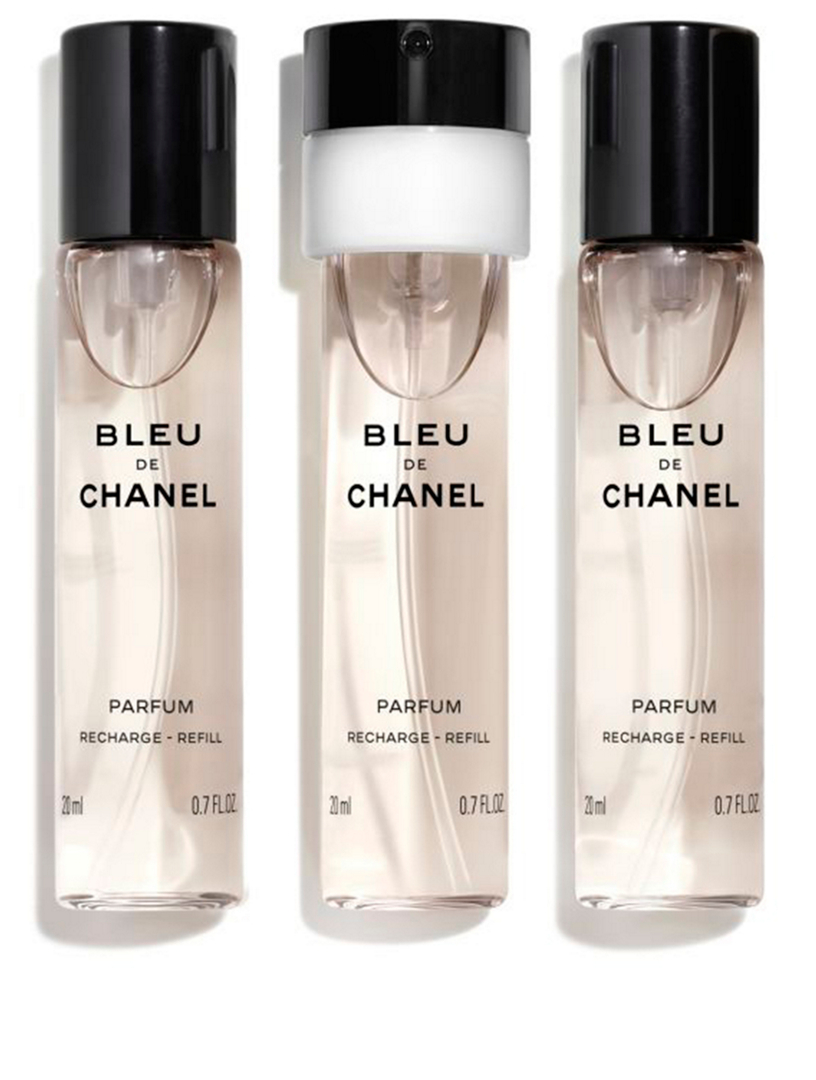 Bleu de Chanel Parfum Twist & Spray 3 x 0.7 oz/ 20.7 ml