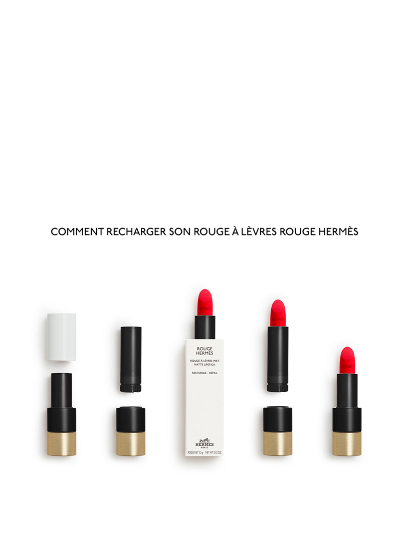 HERMÈS Rouge Hermès Matte Lipstick - Refill  Red