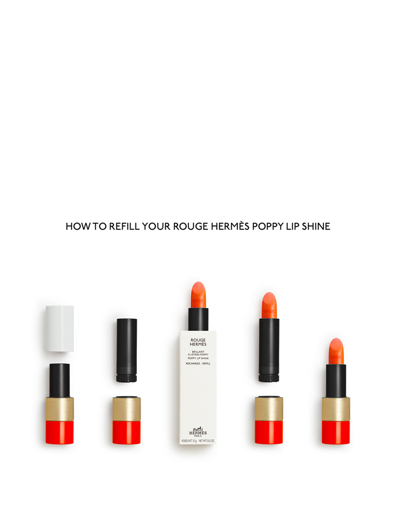 HERMÈS Rouge Hermès Poppy Lip Shine - Refill | Holt Renfrew