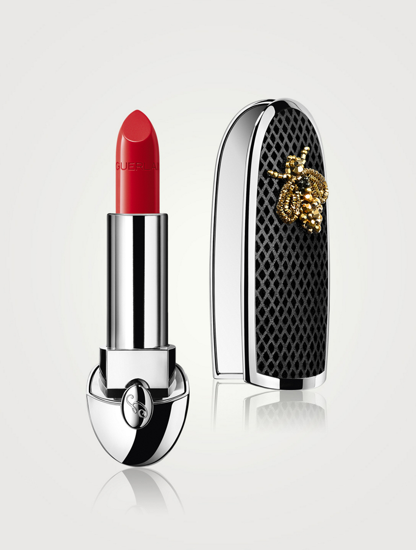 GUERLAIN Rouge G Gold Bee Sequins Satin Lipstick & Case - Prestige