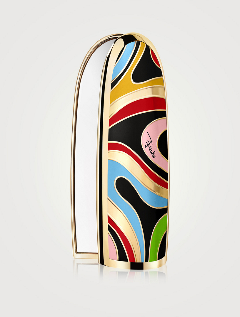 GUERLAIN x PUCCI ルージュ ジェ MARMO KISS 518 GUERLAIN Rouge G Marmo Kiss Ultra-Care Lipstick Case - Limited