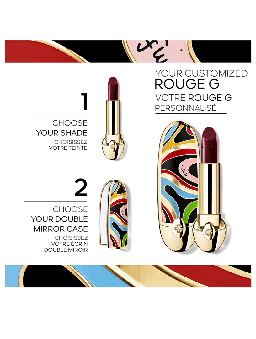 GUERLAIN Rouge G Marmo Kiss Ultra-Care Lipstick Case - Limited