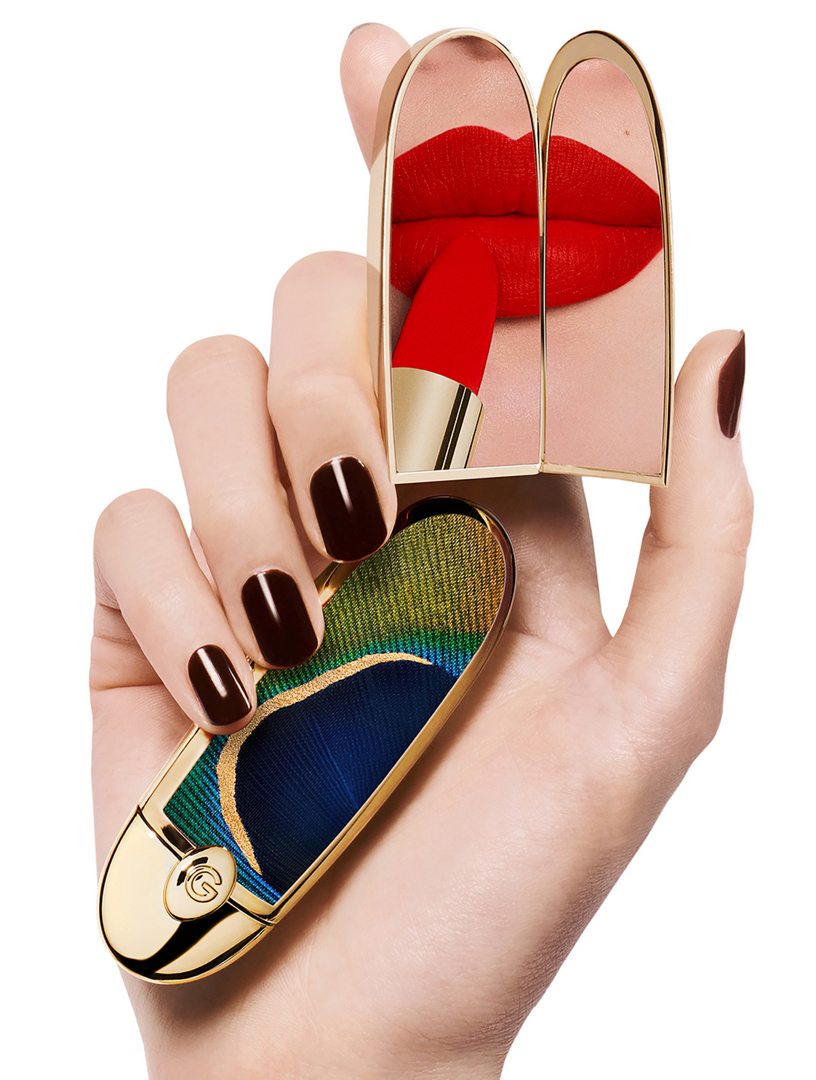 GUERLAIN ROUGE G N°06 & CASE GUERLAIN Rouge G Customizable Lipstick Case | Saks Fifth Avenue