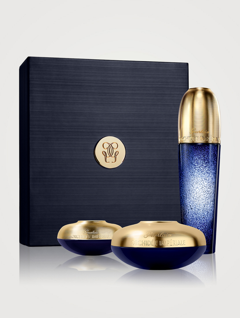The Orchidée Impériale - Imperial Ritual Gift Set: Serum, Face Cream, Eye & Lip Contour Cream