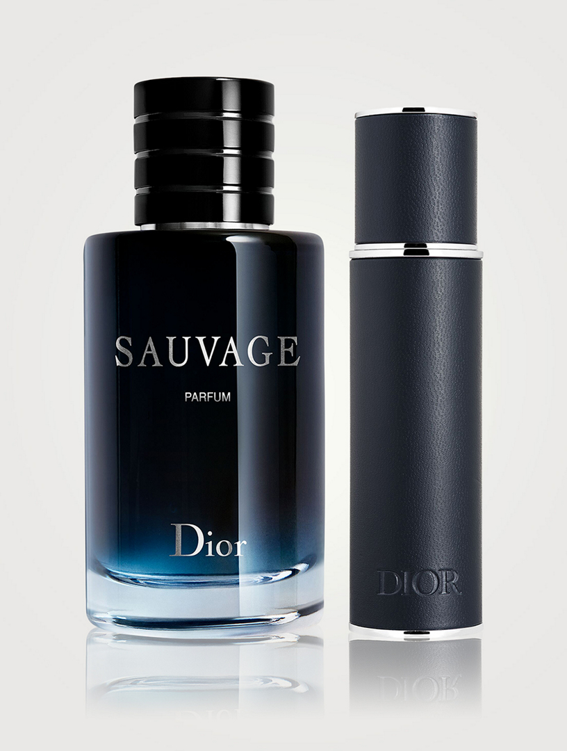 Sauvage Parfum Set Parfum and Travel Spray Limited Edition