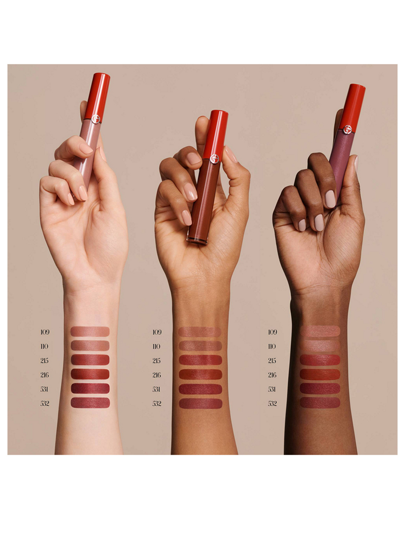 Armani lip shop maestro swatch