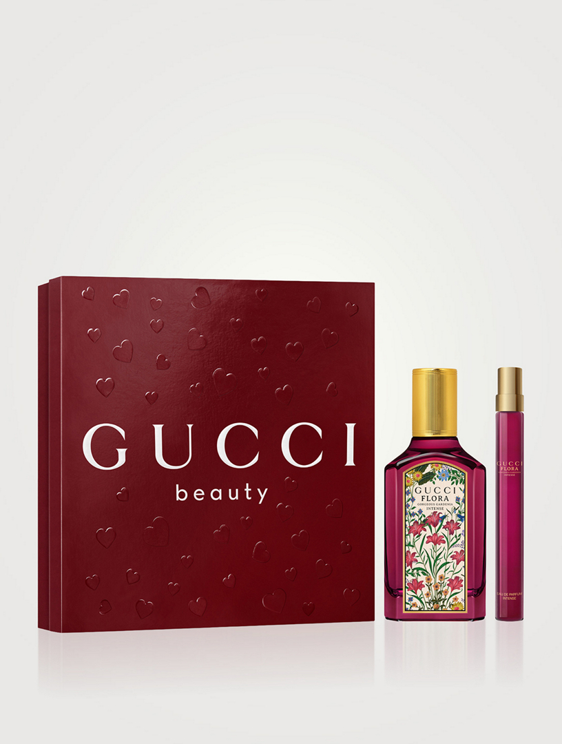GUCCI FLORA 香水セット ギフトボックス入り GUCCI Flora Gorgeous Gardenia Eau de Parfum Intense Duo Gift Set