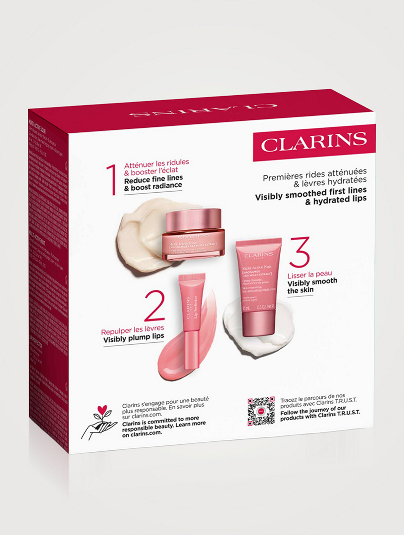 CLARINS Age-Defying and Radiance Essentials, Multi-Active Set