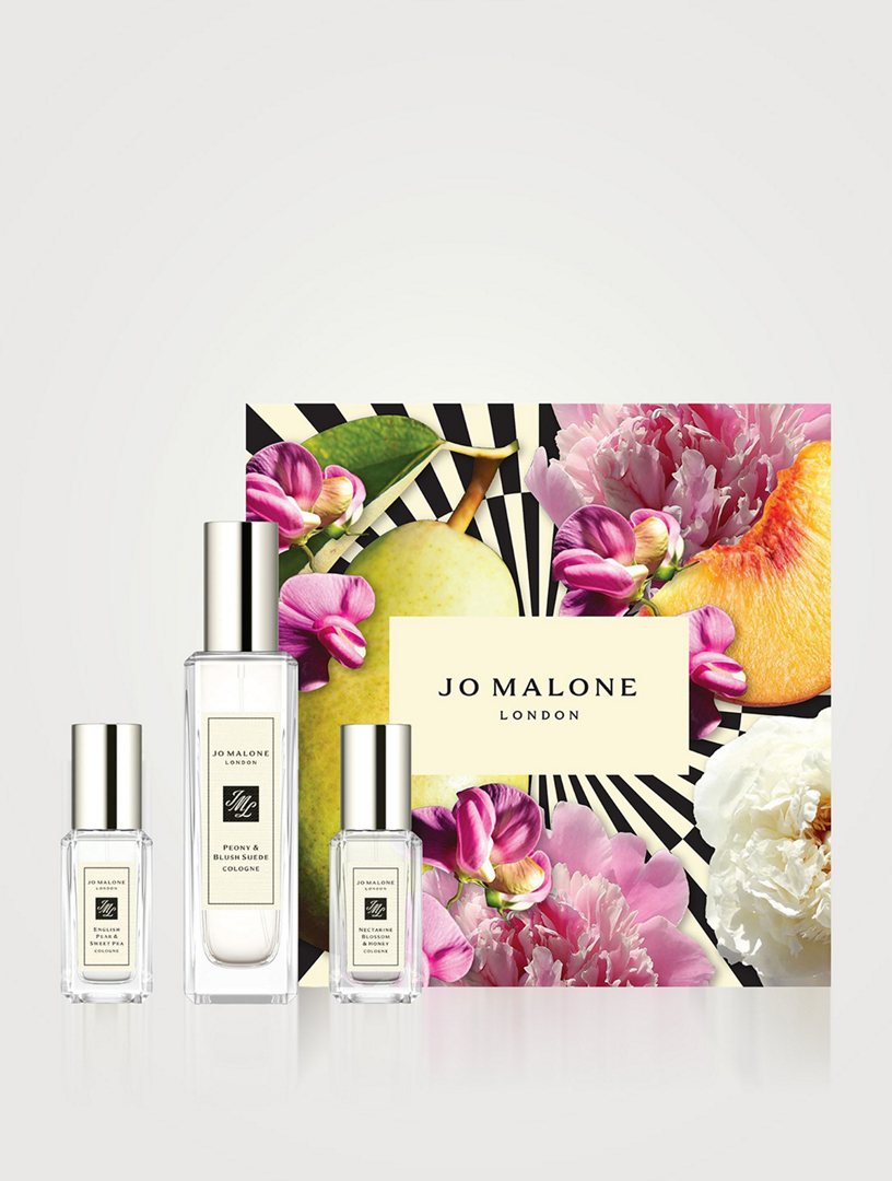 Peony & Blush Suede Fruity Floral Layering Set