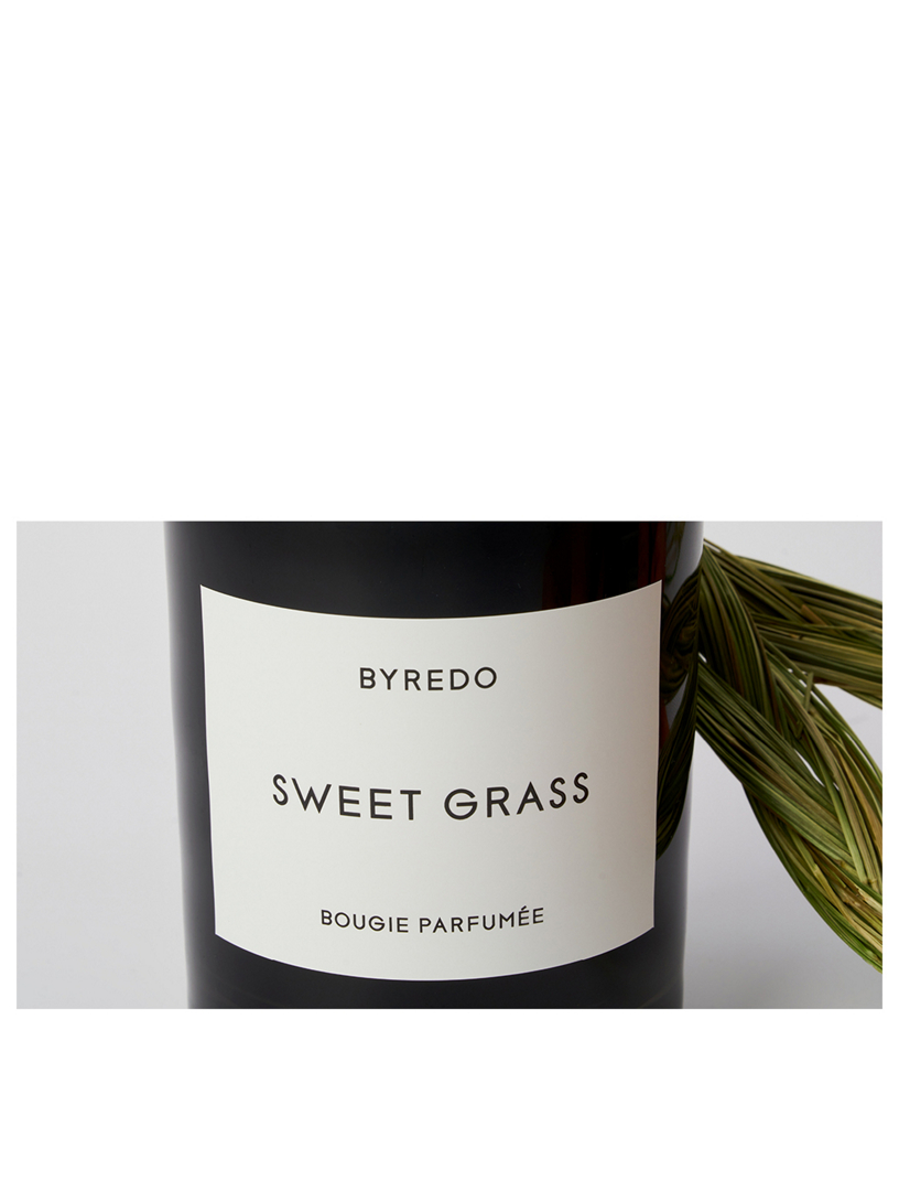アロマグッズ BYREDO SWEET GRASS candle バイレード“植物＆ハーブの恵み”の新作フレグランスキャンドル