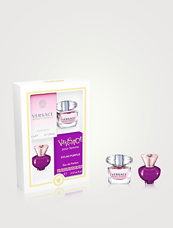 Mini duo Versace Bright Crystal et Dylan Purple