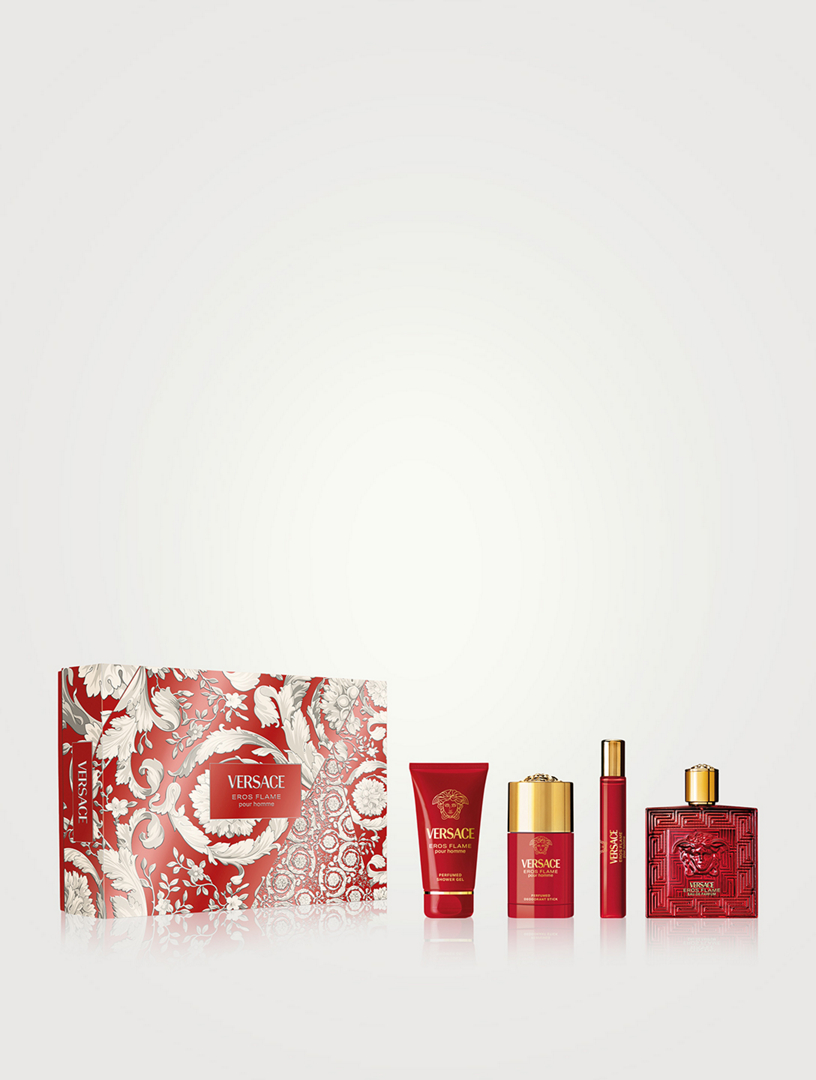 VERSACE Eros Flame Eau de Parfum Four-Piece Set | Holt Renfrew