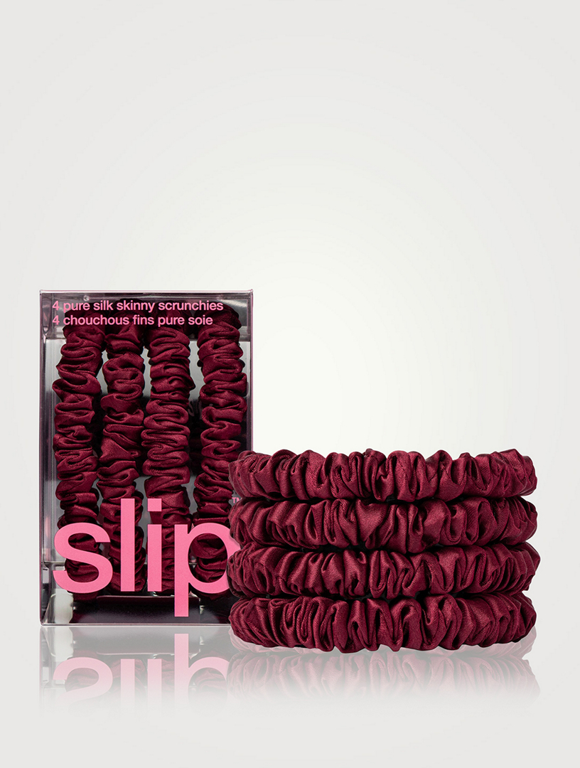 Pure Silk Skinny Scrunchies