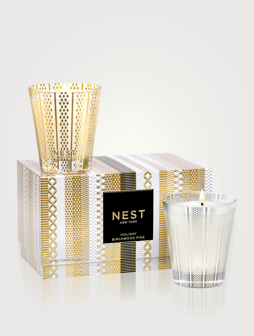 Holiday & Birchwood Pine Classic Candle Duo