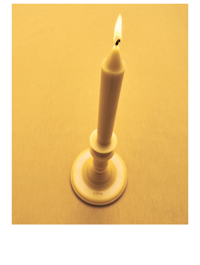 Wasabi Wax Candleholder