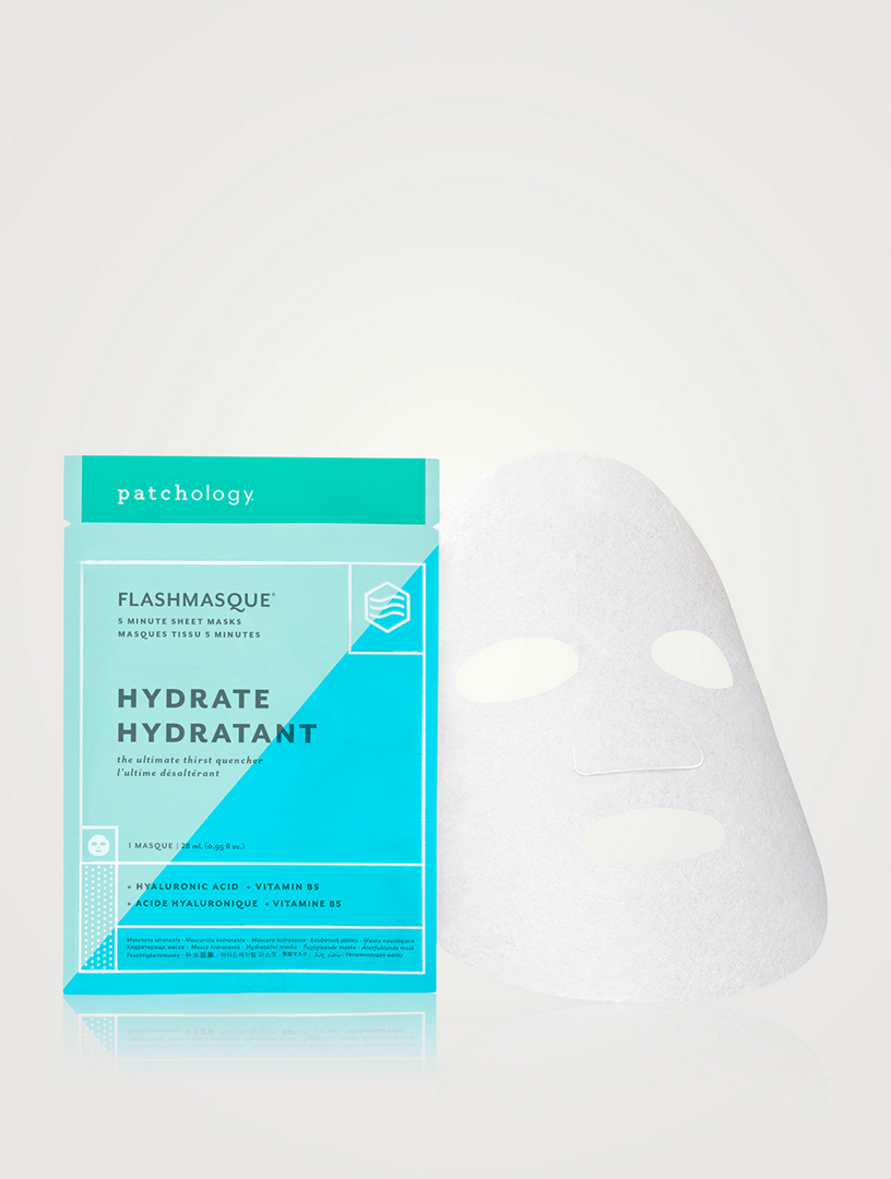 PATCHOLOGY Masques tissus hydratants 5 minutes FlashMasque®  Incolore