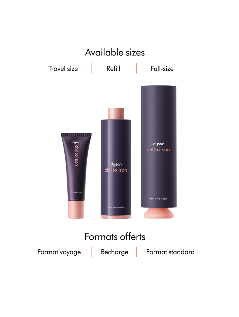 Dyson Chitosan™ Pre-Style Cream, Straight to