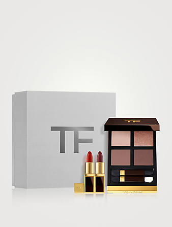 TOM FORD Eye Quad And Lip Colour Mini Deluxe Set  Red