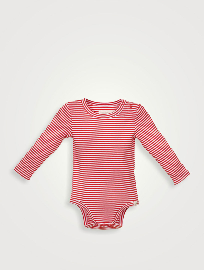 Rise Little Earthling Ensemble 2 Pièces en Côtelé Rayé Rouge 0-24m Prépack