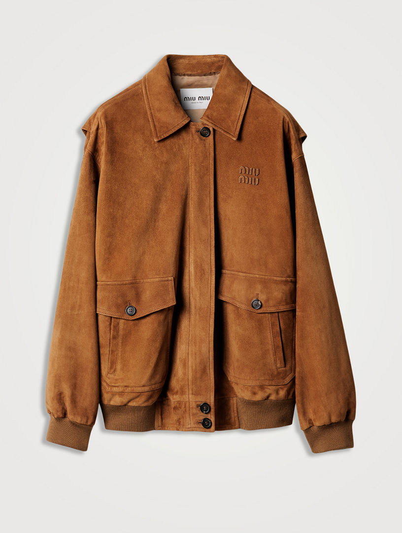 Blouson en suède