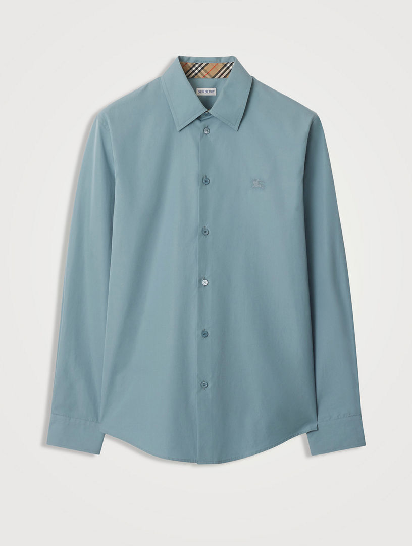 Slim Fit Cotton Poplin Shirt