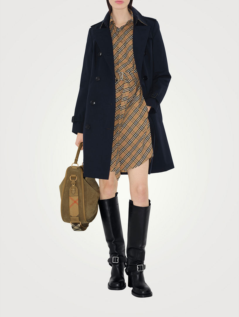 トレンチコート Alaia Denim trench coat Navy blue Denim trench coat Alaïa - Vitkac AS
