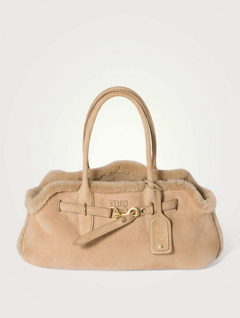 Aventure Shearling Tote Bag