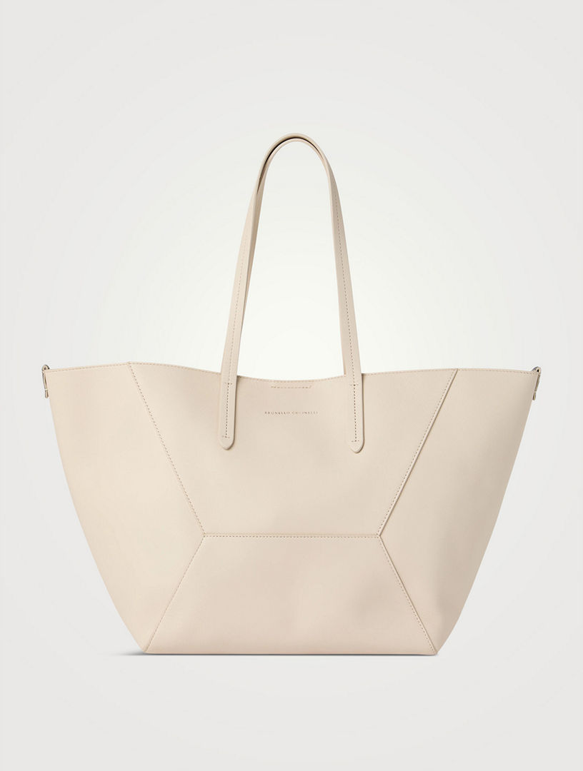 トートバッグ Valentino Garavani Sand Leather Shopping Bag VALENTINO GARAVANI Viva Superstar Leather Tote Bag | Holt