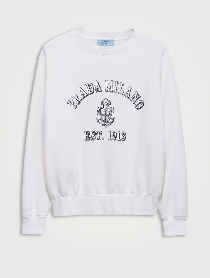 Cotton Crew-neck Sweatshirt