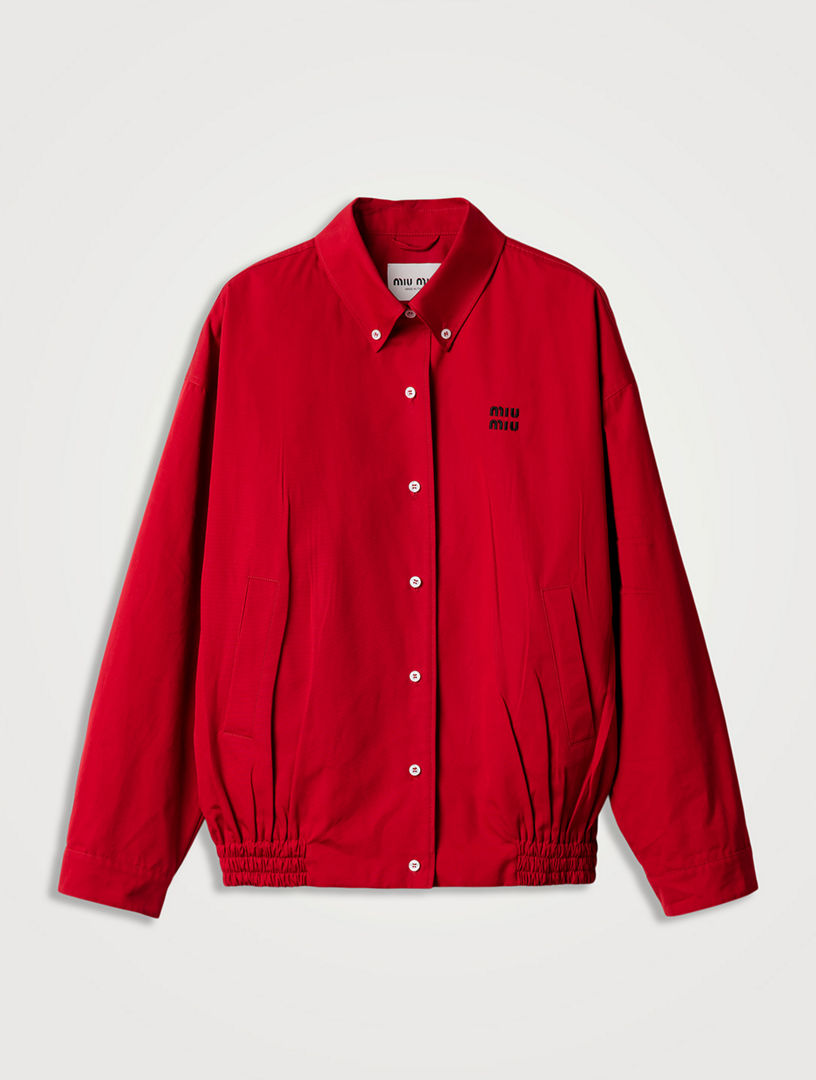 Blouson en popeline épaisse