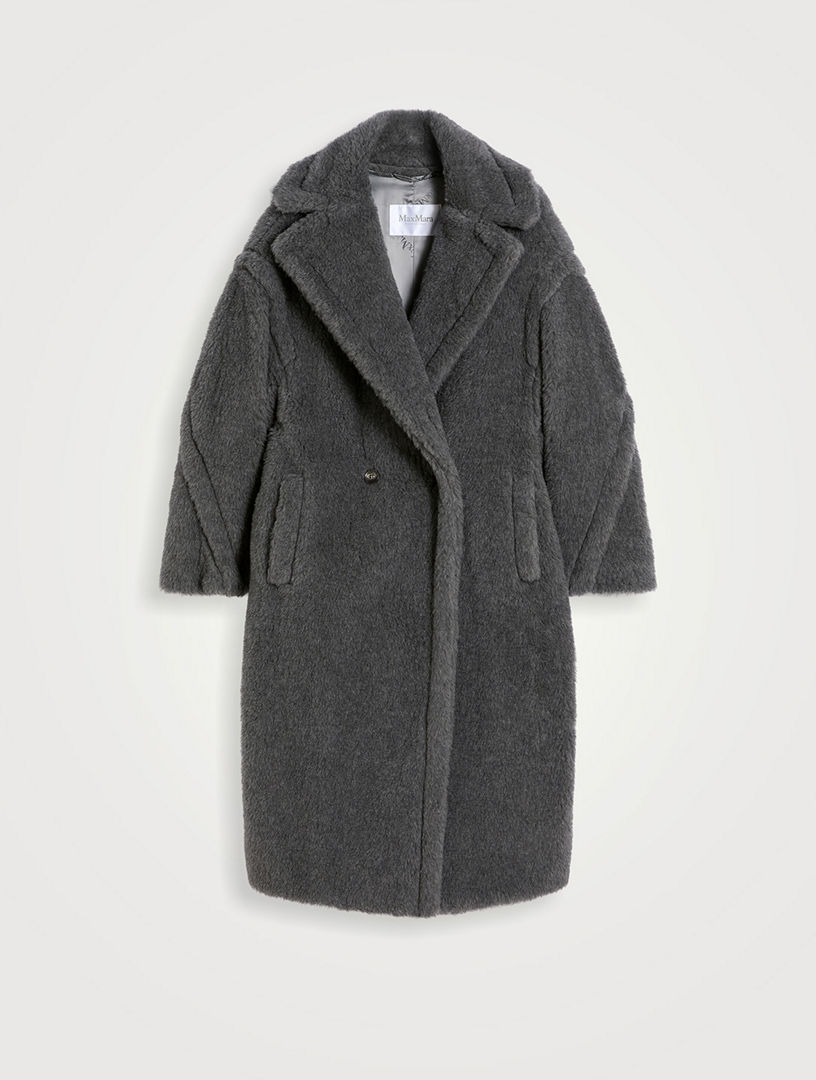 Teddy Bear Icon Coat In Wool And Alpaca