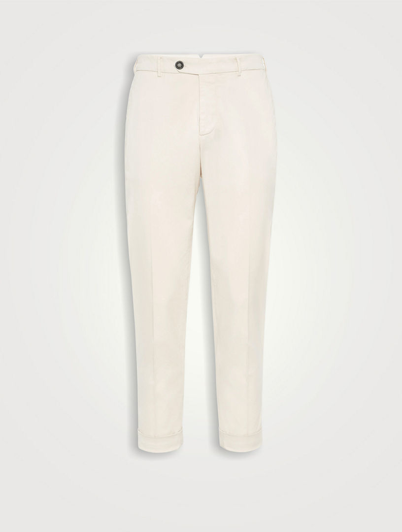 “HOLT RENFREW” Tencel × Cotton Trousers JACK VICTOR Jackie Stretch Cotton Pants | Holt Renfrew
