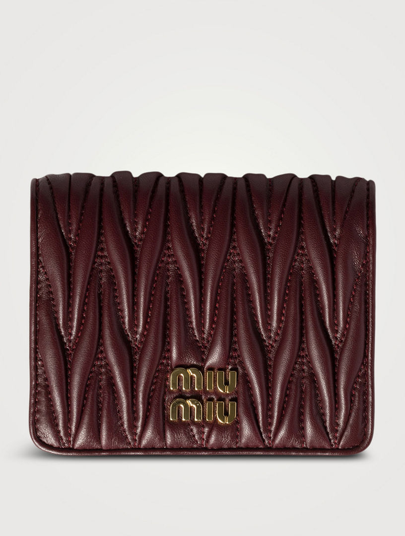 Small Matelassé Nappa Leather Wallet