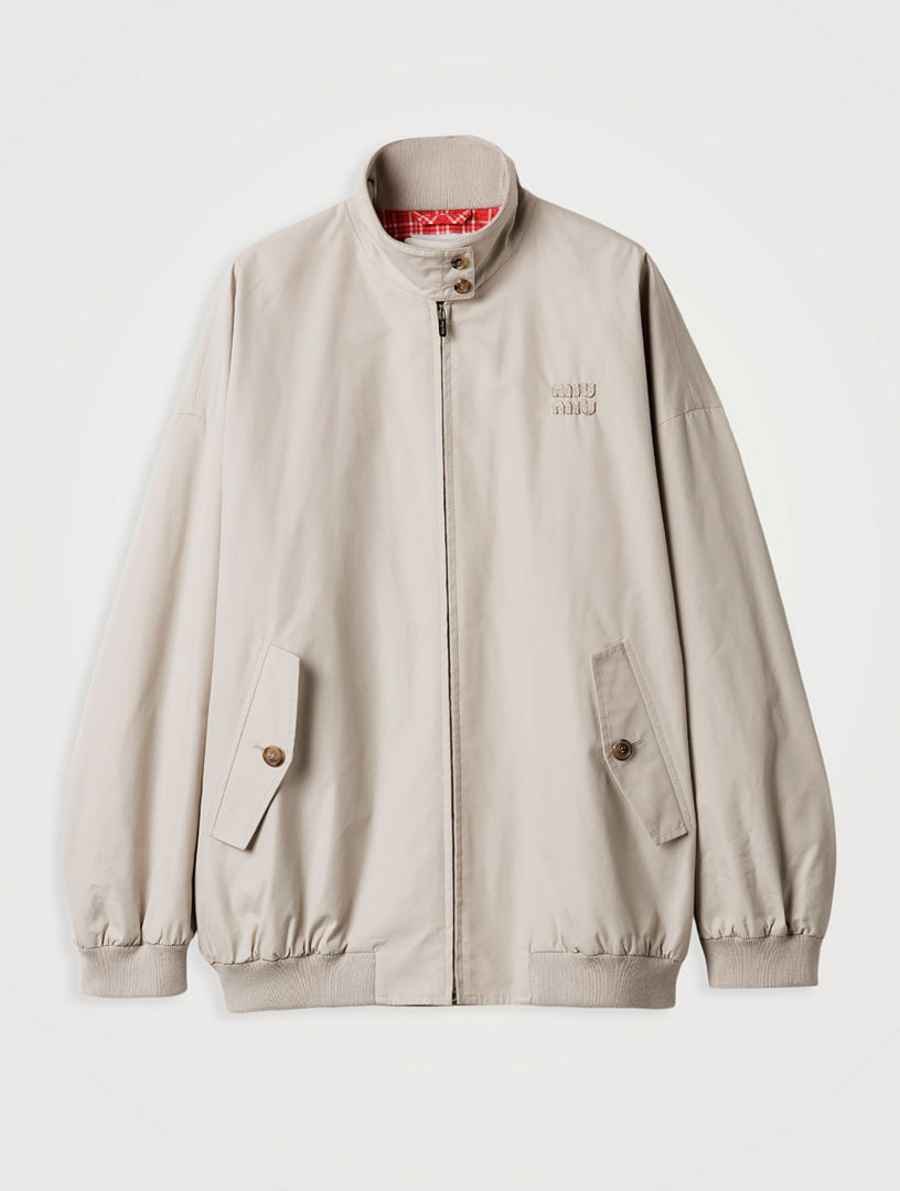 Blouson en coton Panama