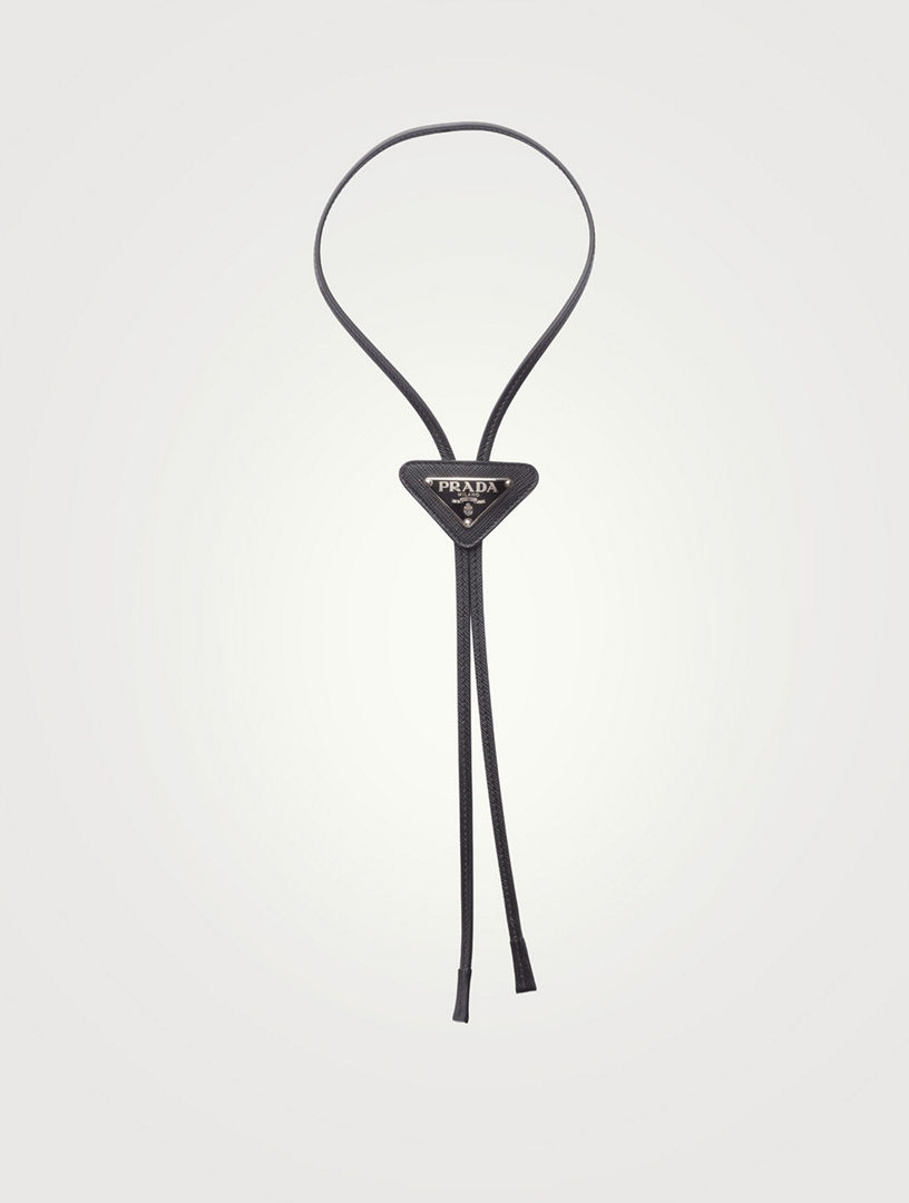 Saffiano Leather Bolo Tie