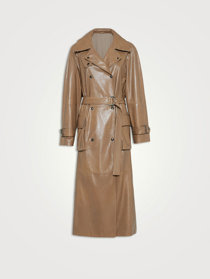 トレンチコート Burberry Embroidered Stretch Linen Trench Coat c35c9da12524964e9c92df7086645a