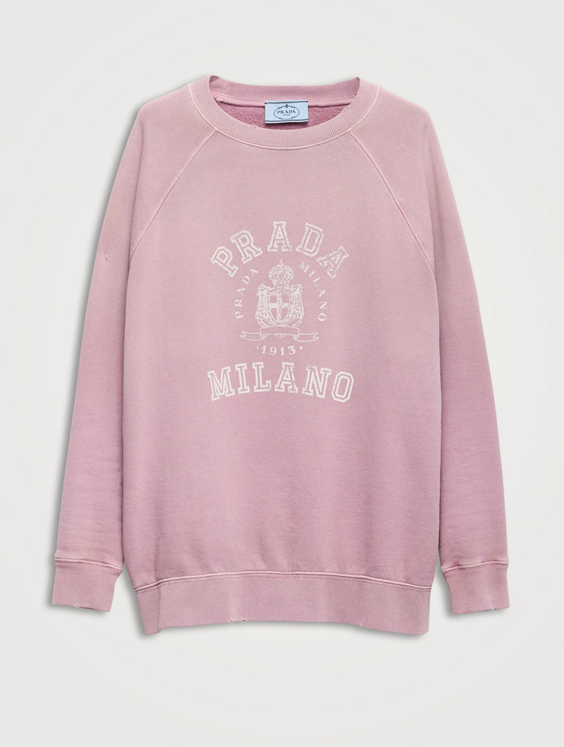 Cotton Crew-neck Sweatshirt