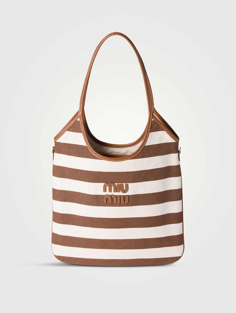 Ivy Canvas And Leather Bag