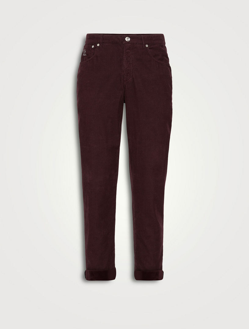 Italian Fit Five-pocket Trousers