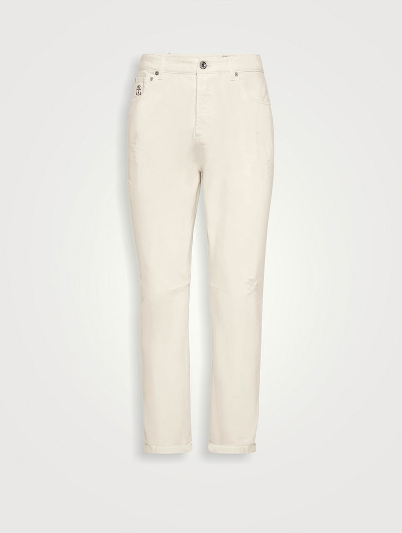JACK VICTOR Jackie Stretch Cotton Pants | Holt Renfrew