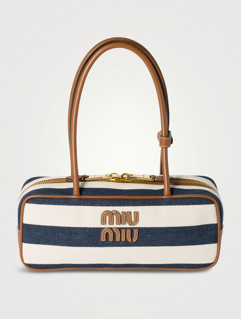Beau Canvas And Leather Bag