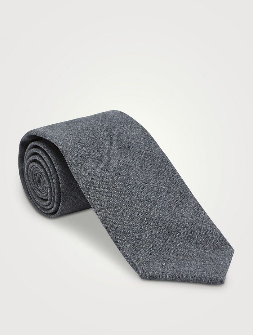 Grey burberry tie deals