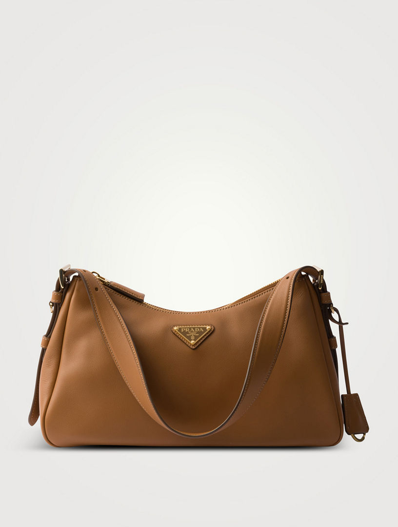 Prada Aimée Medium Leather Shoulder Bag