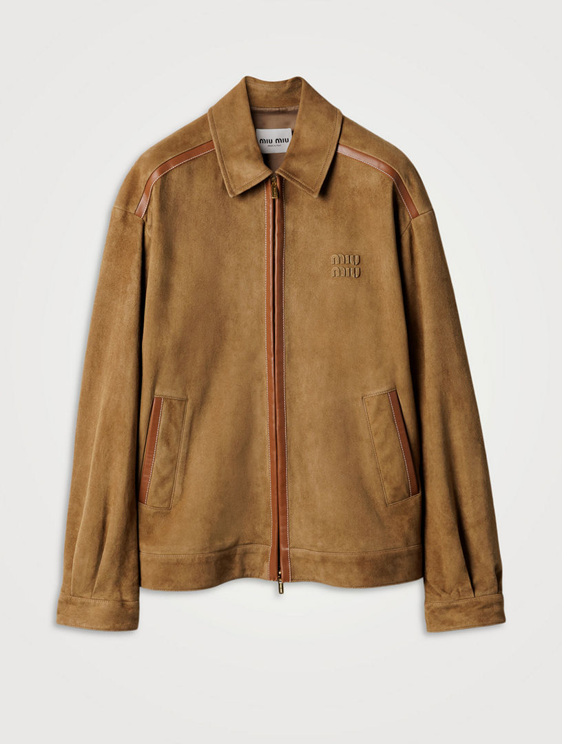 Blouson en suède