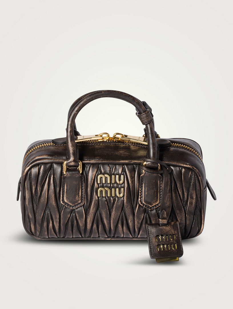 Arcadie Matelassé Nappa Leather Bag